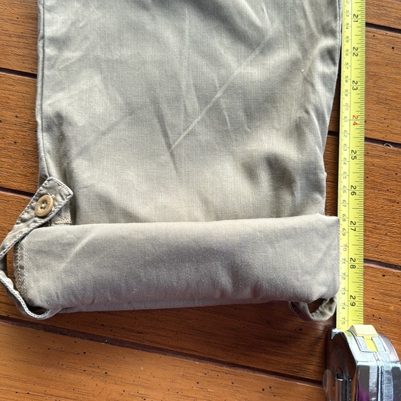 THE NORTH FACE Womens Pants Size 6 Tan Chino Straight Convertible NOBLE STRETCH - Picture 9 of 13